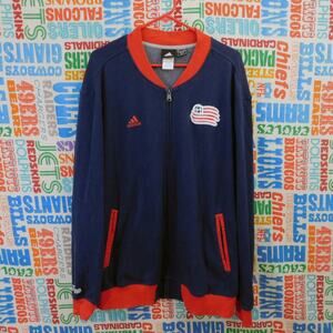 New England Revolution Jacket Full Zip Soft Shell Size 2XL Adidas EST 1998